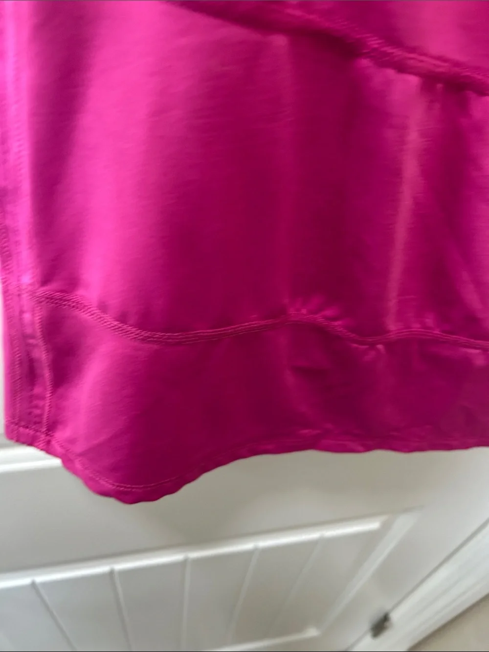 Women's Bright Magenta Mini Skirt with Layered Panels